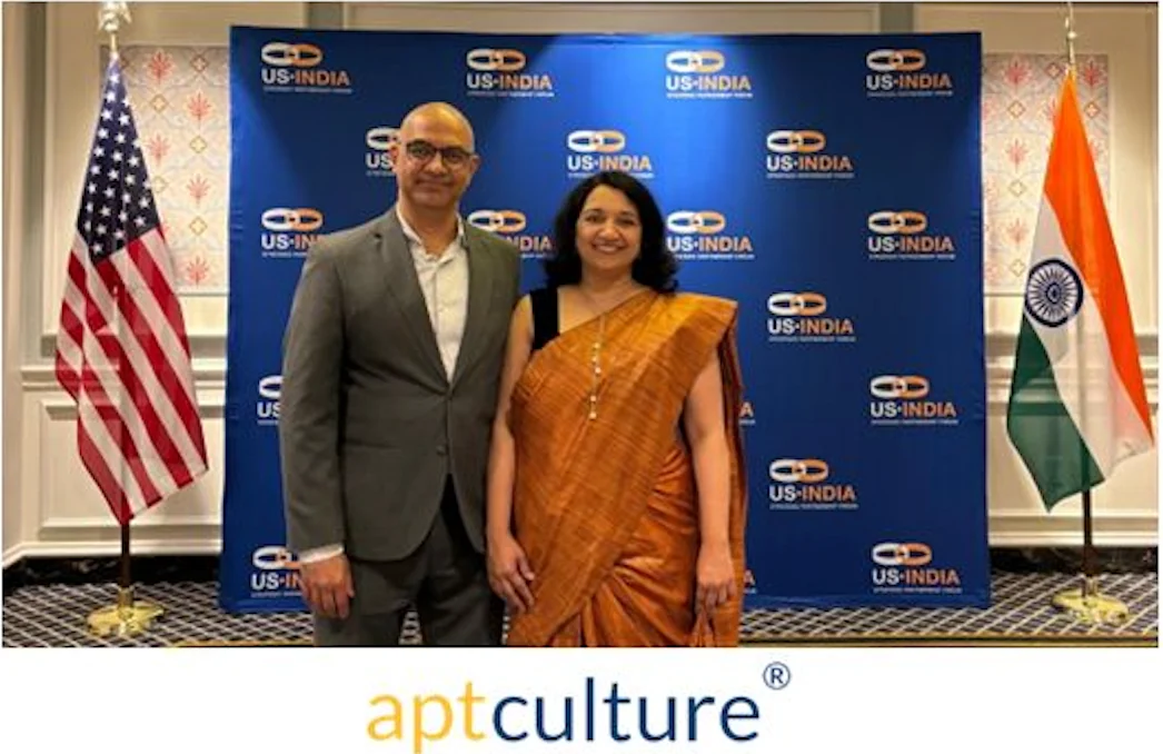 Suren Kapse and Dr. Rashmi Kapse at a US-India corridor event